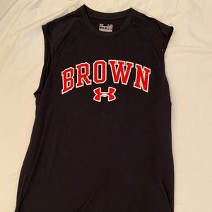 Brown University Sleeveless Heatgear Shirt